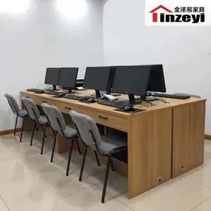 供应职员位电脑桌组合多人位职员桌板式电脑桌时尚简约电脑桌