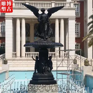 铸铜水钵 铸铜喷泉 河北博古铜雕厂家