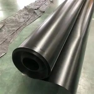 批发土工膜黑色HDPE防水复合 鱼塘养殖防渗膜沼气池氧化塘土 工膜100g
