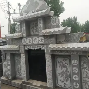 曲阳匠心雕刻,土葬墓碑,公墓陵园家族墓可供公墓