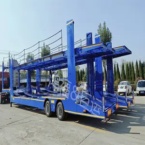 出口俄罗斯半挂车 OTTC认证挂车 车辆运输 轿运车 专用欧式半挂车
