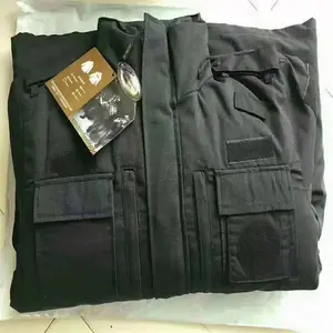 保安大衣保安棉衣男冬季黑色特训棉服 加厚保安防寒服