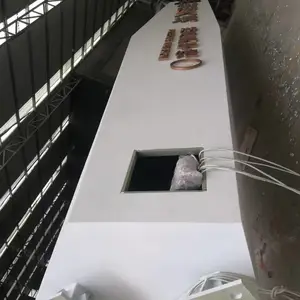 售楼部户外立式导向牌 发光不锈钢精神堡垒标牌制作