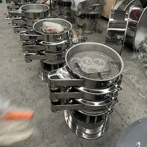 猪粪牛粪筛振动筛选机木粉筛震动筛不锈钢过滤筛酒糟分离机震动筛子