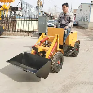 环保小铲车 电动装载机 油电两用小四驱 绿色出行