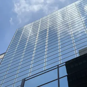 美蓝高性能低辐射玻璃、定制定做外墙玻璃窗户玻璃中空玻璃