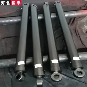 0.5吨带螺母自锁皮带输送机液压缸 上下法兰半往复运动液压油缸