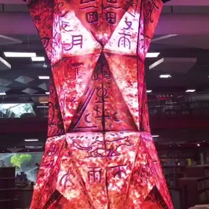 户内外P2全彩LED树形屏、LED柱子屏、LED扇形屏、LED大树屏大元创意显示设计