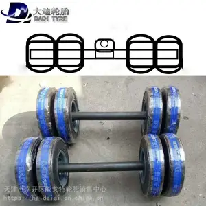 机场平板拖车轴机场牵引车拖车轴400-8 500-8 600-9配套拖车轴
