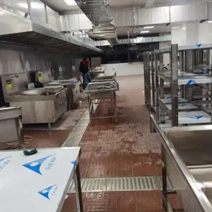 河源市广旭酒店餐厅商用厨房设备厂家设计安装厨具工程