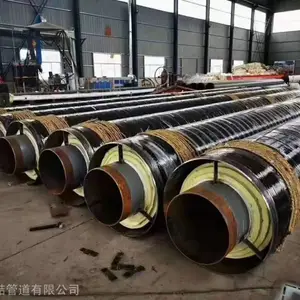 聚氨酯预制保温钢管 聚氨酯钢管保温 聚氨酯保温无缝钢管
