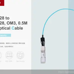 25G SFP28 AOC 兼容光模块 1m 有源光缆 深圳飞宇集团