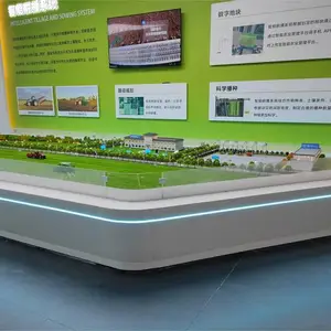 农业沙盘模型定制 现代农业园区规划 种养基地农田设施布局沙盘