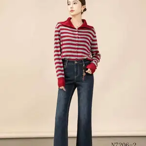 亲肤保暖时尚显腿长 莎飞秋冬专柜裤子 品牌折扣女装实体直播货源