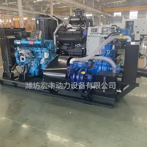 潍坊柴油机水泵机组 300流量柴油机砂浆泵用于抽沙厂