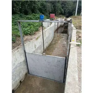 江苏河道农田小型水沟闸门水稻田的塑料小闸门 双向止水铸铁闸门