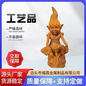 厂家供应铸铁工艺品户外公园五金雕塑人像模型铸造加工浇铸摆件
