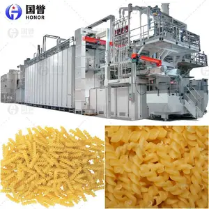 大产量通心粉生产线 高温烘干通心粉设备 稳定高效 可定制