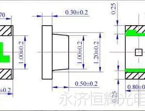 贴片led0603超高亮红光0.8厚0603超高亮黄光0.8厚
