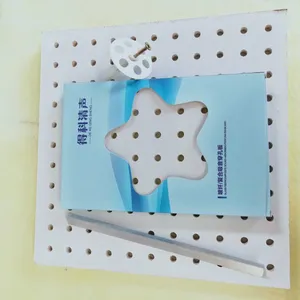 得科清声 穿孔吸音石膏板 玻璃纤维复合吸音板厂家直销多种孔型规格支持定做