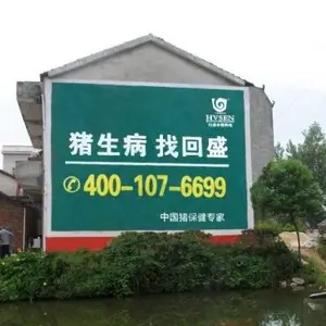 广西贺州昭平县墙体广告大字