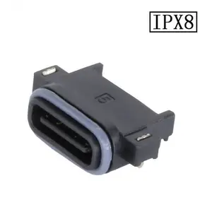 16PIN ��ˮTYPE Cĸ�� ,����1.65mm����ˮ�ȼ�IPX8�����ˮȦ