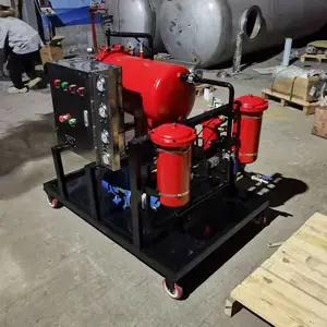 聚结分离滤油设备 工程机械液压油除水 油水分离一体机