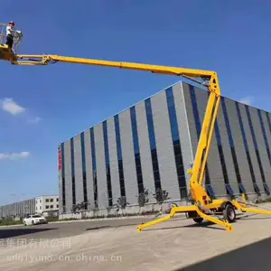 河北自行折臂式200kg剪叉式升降机/市政工程高空维修车/七运升降机