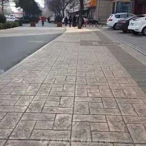 新疆园林景观工程艺术地坪 阿勒泰地区现浇混凝土压花压印路面施工