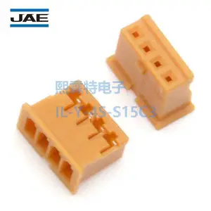 JAE汽车连接器IL-Y-4S-S15C3端子胶壳板对电缆线接插件航空电子