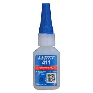 汉高LOCTITE/乐泰411瞬干胶20g 高粘度金属塑料胶水 抗冲击快干胶 增强型抗冲击性能好抗剥离