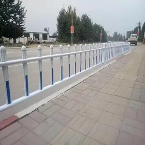南阳工程护栏定制 河南九星带花型护栏 市政防爬护栏