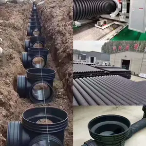 �㽭���˳�ֱ��hdpe˫�ڲ��ƹܾ���ϩDN300��ˮ�ܵ�500���ƹ���ˮ����ˮ��