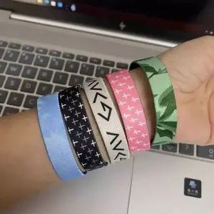 每日碰一碰手环智能rfid弹力腕D带热转印织唛防水高频芯片手腕带