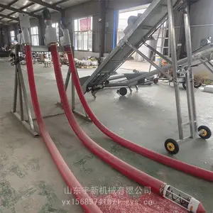 宇新 工业螺旋软管输送机 砂土水泥粉上料机 多功能吸粮吸沙上料机
