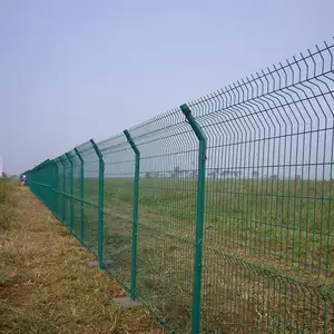热浸锌水库隔离双边丝护栏网 河道隔离栅 耐腐蚀 现货批发
