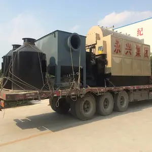 庆阳1吨生物质颗粒热水锅炉 取暖燃柴热常压锅炉 厂房供暖全自动燃气热水锅炉