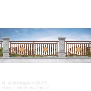 佛山铝合金别墅围栏阳台栏杆欧式庭院栅栏小区护栏厂家批发定制