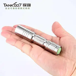 E3便携式不锈钢手电筒-五档迷你防水手电筒-微型照明手电筒