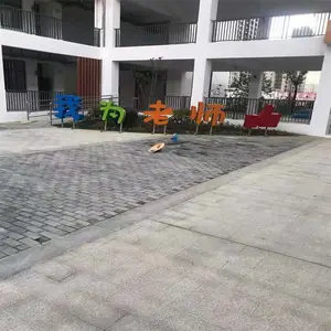 长期供应耐腐蚀不锈钢亮色学校标识