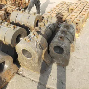 高铬双金属复合高锰钢特大号耐磨甩锤PCKW1416破碎机配件