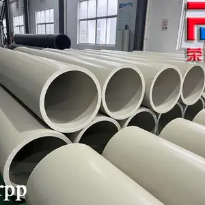 防腐耐酸碱PPH管材管道 合金聚丙烯PPH管 改性均聚聚丙烯PPH管 PPH化工管厂家 PPH管件 QB/T5099.1-2017