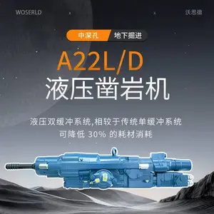 矿山安全高效开采中深孔钻机液压凿岩机的结合沃思德A22L/D
