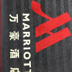 入户门口防滑刮泥地垫 定制电梯广告地毯