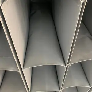 周转车双面绒布袋工装架分格帆布袋麂皮绒布袋麂皮绒袋