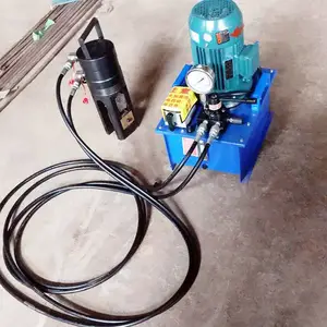 建筑桥梁用钢筋冷挤压机 一次成型三道压纹钢筋冷挤压机-河南济源钢筋挤压机