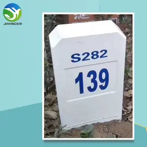 玻璃钢里程碑百米桩子 反光效果好 国省道公路标志桩 佳航