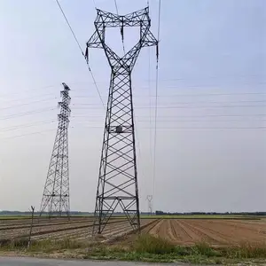 生产销售电力塔,角钢电力塔,电力单管塔