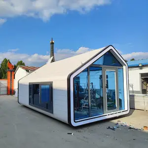 度假村户外多功能高端文旅太空舱酒店 创意轻钢结构野奢民宿客房