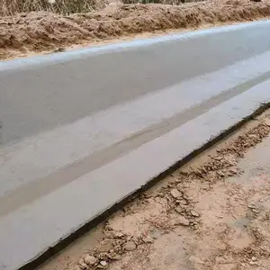 排水沟成型一体机 自动U型边沟成型机 矩形防渗渠衬砌成型机